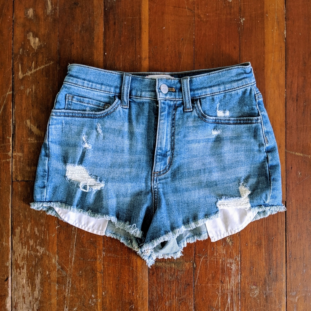 PINK high-rise shorts